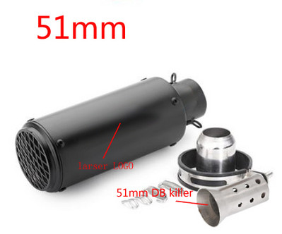 51 mm-es 60 mm-es bemeneti motorkerékpár kipufogócső SC szénszálas titán színes hangtompító GP-projekt DB gyilkos Motocross Nmax Xmax 155