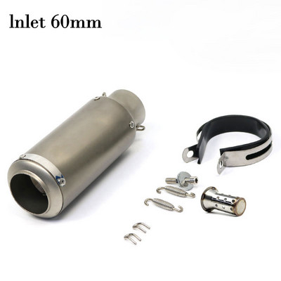 51 mm-es 60 mm-es bemeneti motorkerékpár kipufogócső SC szénszálas titán színes hangtompító GP-projekt DB gyilkos Motocross Nmax Xmax 155