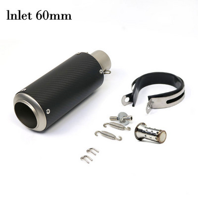 51 mm-es 60 mm-es bemeneti motorkerékpár kipufogócső SC szénszálas titán színes hangtompító GP-projekt DB gyilkos Motocross Nmax Xmax 155