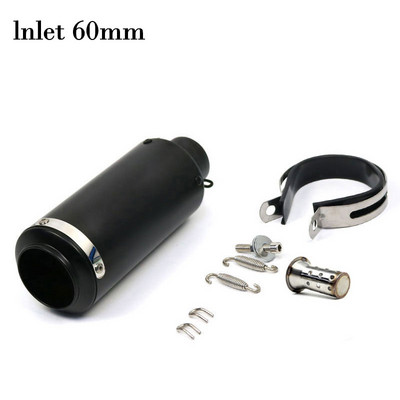 51 mm-es 60 mm-es bemeneti motorkerékpár kipufogócső SC szénszálas titán színes hangtompító GP-projekt DB gyilkos Motocross Nmax Xmax 155