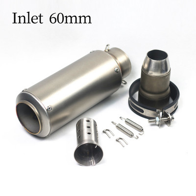 51 mm-es 60 mm-es bemeneti motorkerékpár kipufogócső SC szénszálas titán színes hangtompító GP-projekt DB gyilkos Motocross Nmax Xmax 155