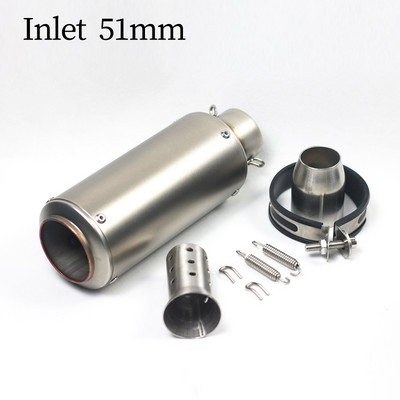 51 mm-es 60 mm-es bemeneti motorkerékpár kipufogócső SC szénszálas titán színes hangtompító GP-projekt DB gyilkos Motocross Nmax Xmax 155