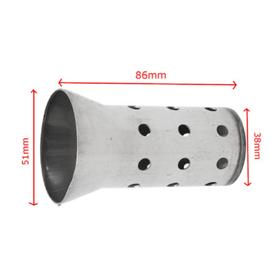 51 mm-es 60 mm-es bemeneti motorkerékpár kipufogócső SC szénszálas titán színes hangtompító GP-projekt DB gyilkos Motocross Nmax Xmax 155