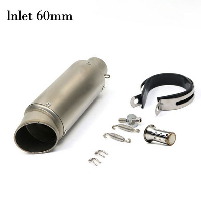 51 mm-es 60 mm-es bemeneti motorkerékpár kipufogócső SC szénszálas titán színes hangtompító GP-projekt DB gyilkos Motocross Nmax Xmax 155