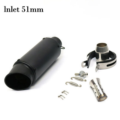 51 mm-es 60 mm-es bemeneti motorkerékpár kipufogócső SC szénszálas titán színes hangtompító GP-projekt DB gyilkos Motocross Nmax Xmax 155