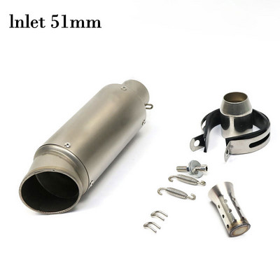 51 mm-es 60 mm-es bemeneti motorkerékpár kipufogócső SC szénszálas titán színes hangtompító GP-projekt DB gyilkos Motocross Nmax Xmax 155