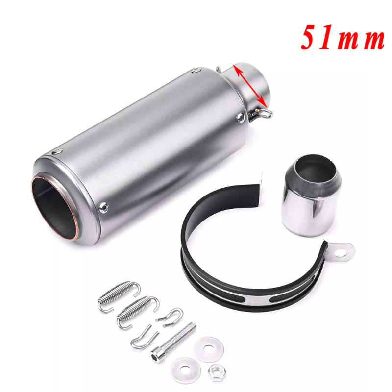 51 mm-es 60 mm-es bemeneti motorkerékpár kipufogócső SC szénszálas titán színes hangtompító GP-projekt DB gyilkos Motocross Nmax Xmax 155