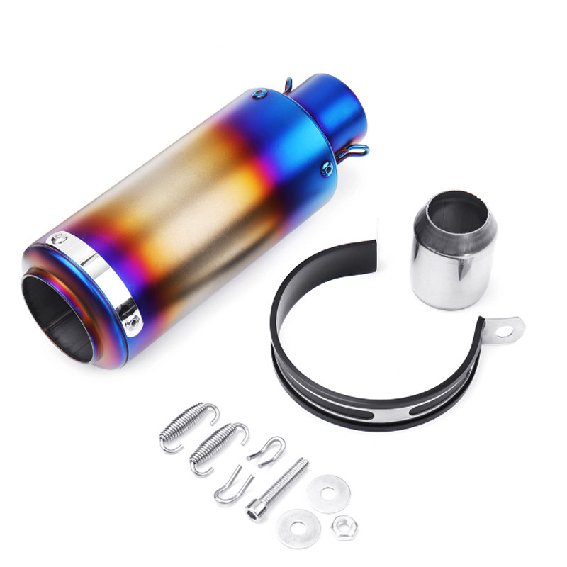 51 mm-es 60 mm-es bemeneti motorkerékpár kipufogócső SC szénszálas titán színes hangtompító GP-projekt DB gyilkos Motocross Nmax Xmax 155