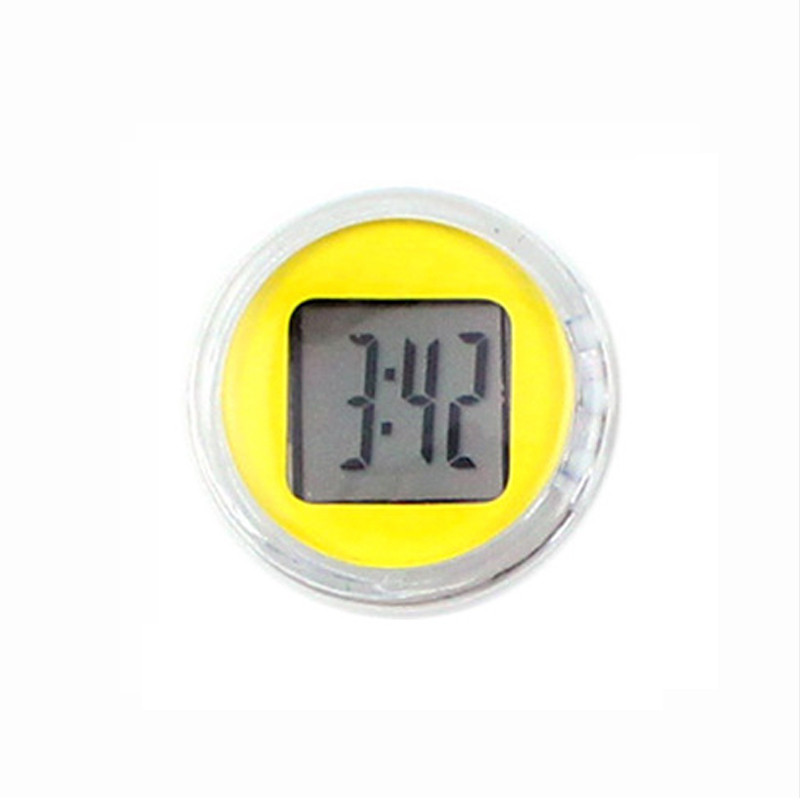 2,8*2,8 cm Universal Motocicletă Mini Impermeabil Lipicios Afișaj Digital Ceas Ceas Motocicletă Moto Auto Decor Interior Accesorii