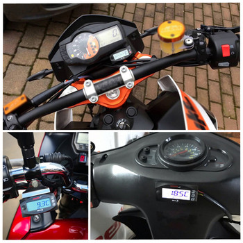 KOSO Mini3 Мотоциклети Термометър Волтметър Таймер за YAMXHA NMAX XMAX TMAX LED цифров дисплей Quad Square Температура на водата