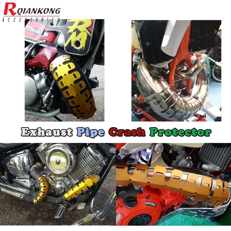 MOTO kipufogó kipufogócső lábvédő Apriia SX50 SXV450 Benelia Motard250 BJ250GY-2 BJ125GY-16A BX MOTARD BX-CROSS ENDURO