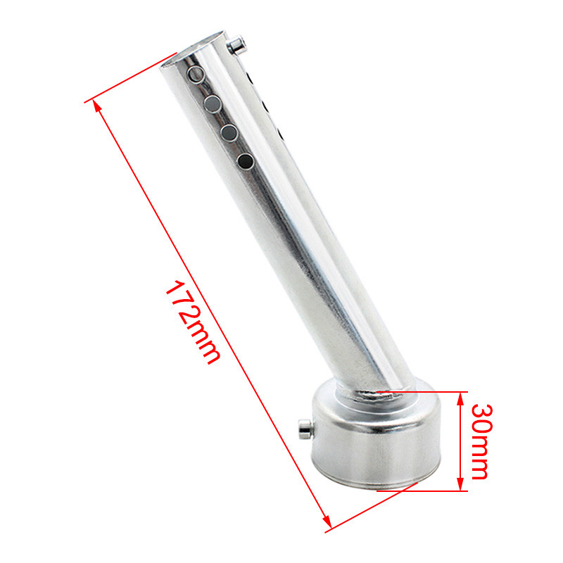 Nuoxintr motorkerékpár kipufogó hangtompító állítható DB Killer hangtompító zajcsillapító univerzális króm 48mm