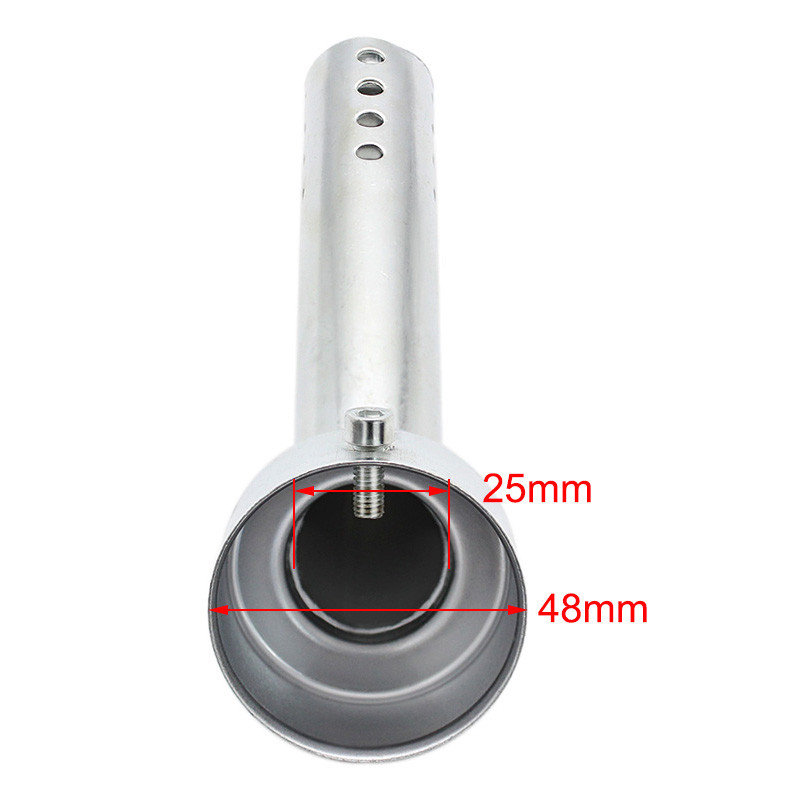 Nuoxintr motorkerékpár kipufogó hangtompító állítható DB Killer hangtompító zajcsillapító univerzális króm 48mm