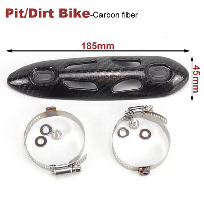 Motociklo išmetimo duslintuvas Anglies pluošto apsauga Escape Heat Shield dangčio apsauga nuo nuplikimo dangtelis z900 Pit Bike Vintage