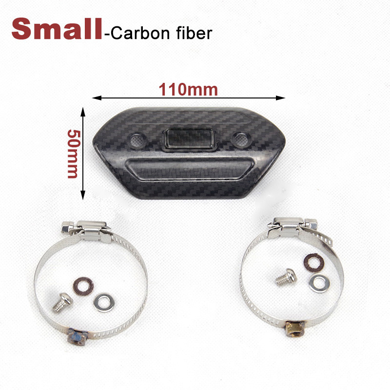 Motociklo išmetimo duslintuvas Anglies pluošto apsauga Escape Heat Shield dangčio apsauga nuo nuplikimo dangtelis z900 Pit Bike Vintage