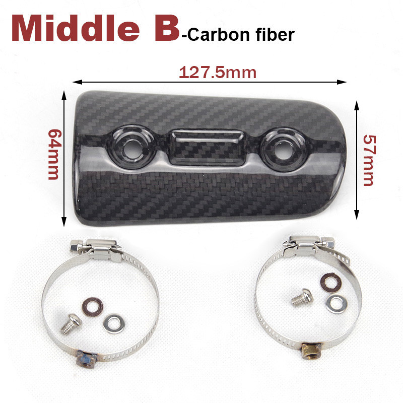 Motociklo išmetimo duslintuvas Anglies pluošto apsauga Escape Heat Shield dangčio apsauga nuo nuplikimo dangtelis z900 Pit Bike Vintage