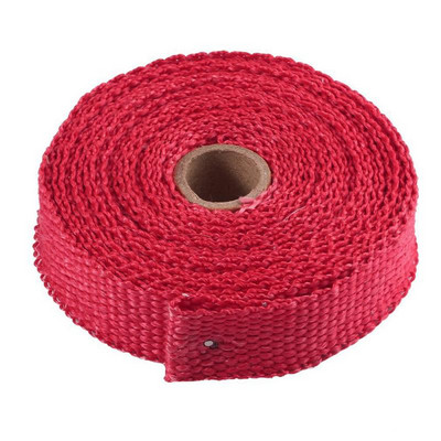 5 m výfuková tkanina zo sklenených vlákien, izolačná páska na výfukové potrubie, bavlnená tkanina, tepelne obalená páska