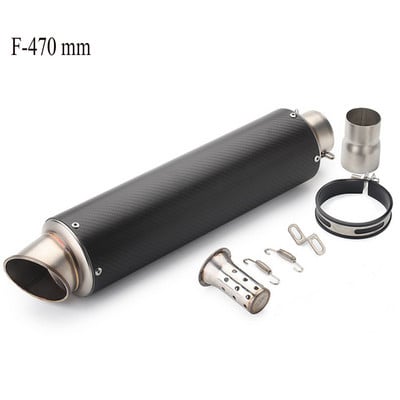 Uhlíkové vlákno, tlmič výfuku pre motocykel, Escape F800r trk502 gsxr750 msx125 cb650f z750 z900 z1000 pcx125 tmax 530