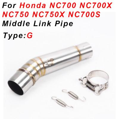 Nazúvací tlmič výfuku pre Honda NC700 NC700X NC750 NC750X NC750S pre motocyklový výfuk, upravený DB Killer Escape Moto, stredné spojenie výfuku