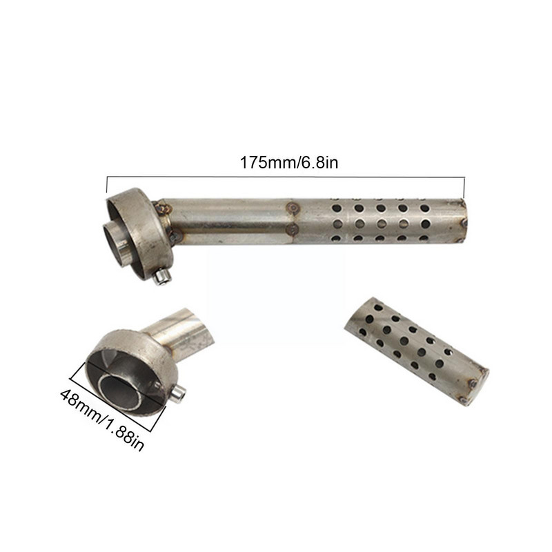48 mm-es motorkerékpár kipufogó hangtompító betét terelőlemez vége DB nyomás célú kettős szabályozó magos cső killer hátsó kioldó Unive T3G7