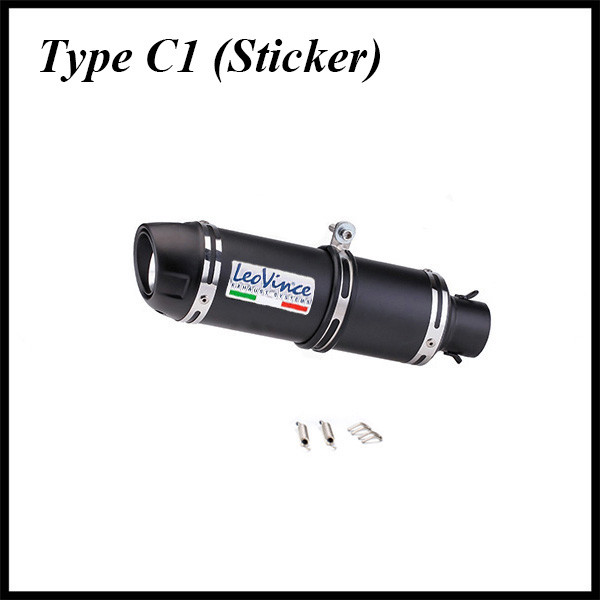 Admisie laterală stânga și dreaptă 51 mm țeavă tobe de eșapament pentru motocicletă LeoVince Motocicletă Motocross Escape Moto DB Killer Amortizor