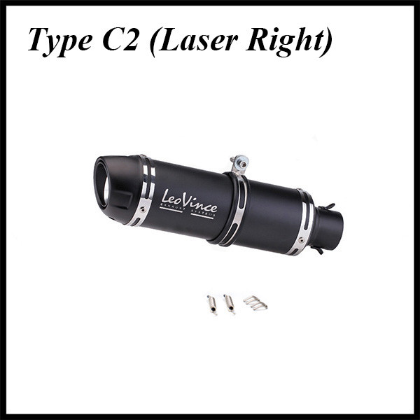 Admisie laterală stânga și dreaptă 51 mm țeavă tobe de eșapament pentru motocicletă LeoVince Motocicletă Motocross Escape Moto DB Killer Amortizor