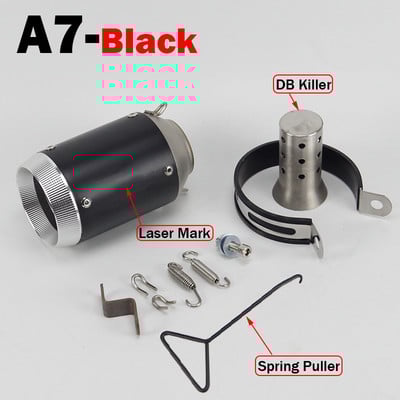 51/60MM vstupný univerzálny tlmič výfuku pre motocykle s DB Killer pre Z900 Z1000 fz1R1 R6 R3 CBR600 S1000RR zx6r zx10r