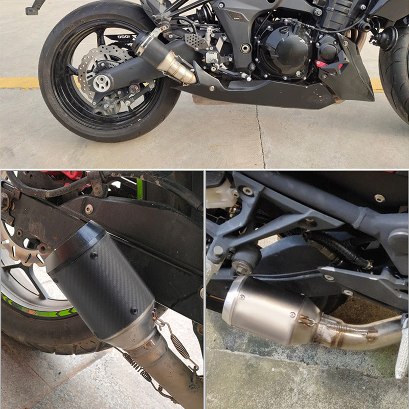51/60MM vstupný univerzálny tlmič výfuku pre motocykle s DB Killer pre Z900 Z1000 fz1R1 R6 R3 CBR600 S1000RR zx6r zx10r