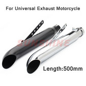 38-45mm motorcross kipufogó módosított Retro Cafe Racer motorkerékpár hangtompító rozsdamentes acél versenycsővég CG125 GN125 sr400