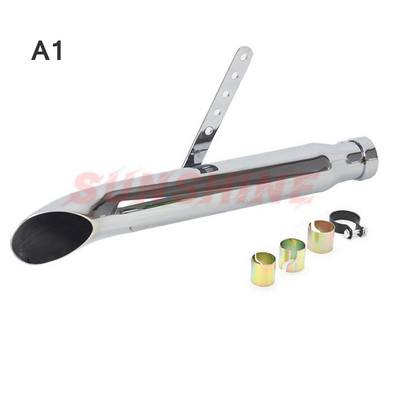 38-45mm motorcross kipufogó módosított Retro Cafe Racer motorkerékpár hangtompító rozsdamentes acél versenycsővég CG125 GN125 sr400