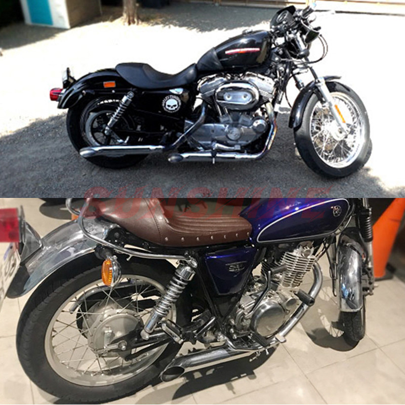 38-45mm motorcross kipufogó módosított Retro Cafe Racer motorkerékpár hangtompító rozsdamentes acél versenycsővég CG125 GN125 sr400
