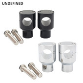 Súprava svoriek na riadidlá motocykla 1'' 7/8" pre Harley Cruiser Chopper Bobber Custom 22/25MM univerzálna čierna chrómová