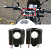 2 dalių CNC 22 mm 28 mm visureigio motociklo strypo spaustukai Vairo stovai Adapteris 7/8" 1-1/8 Pit Dirt motociklui