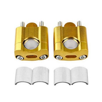 2 τεμάχια CNC 22mm 28mm Off road Bar Clamps Μοτοσικλέτας Αντάπτορας ανύψωσης τιμονιού για μοτοσικλέτα 7/8\