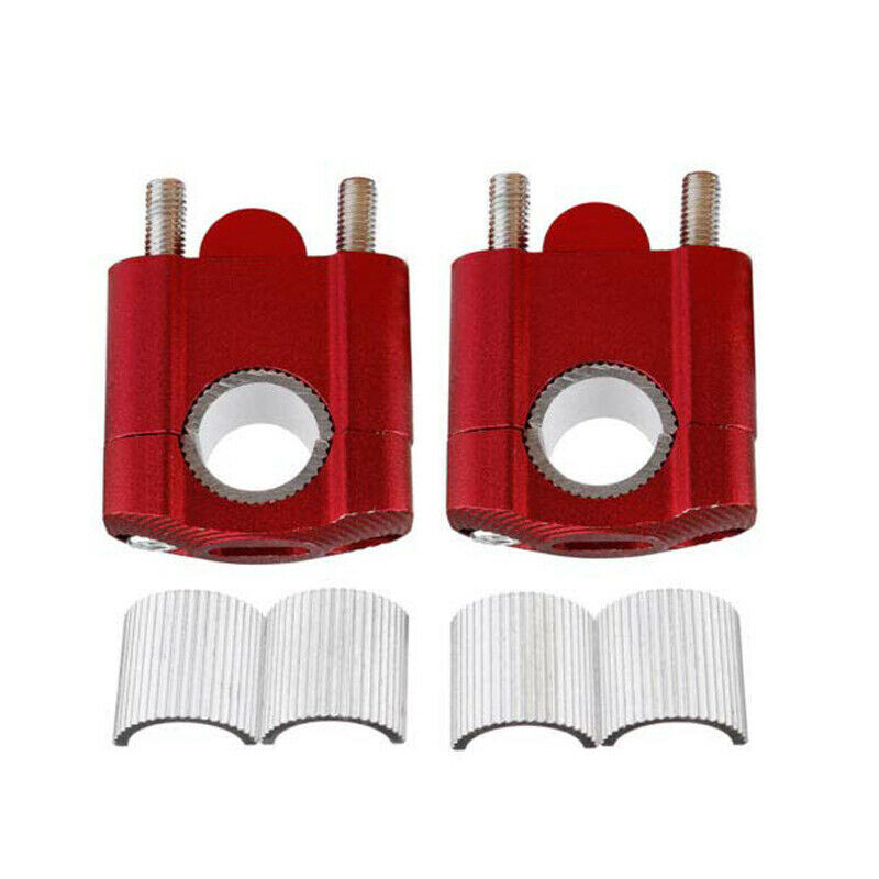 2 dalių CNC 22 mm 28 mm visureigio motociklo strypo spaustukai Vairo stovai Adapteris 7/8" 1-1/8 Pit Dirt motociklui