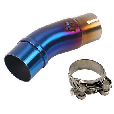 NINJA400 Țeavă de legătură mijlocie de evacuare pentru motocicletă, din oțel inoxidabil, pentru Kawasaki Z400 Ninja 400 2018 2019.