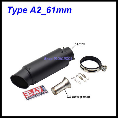 Bemeneti 51 mm-es 61 mm-es motorkerékpár kipufogócső kipufogódob Yoshimura Escape Moto Universal MT07 MT09 MT10 R1 R25 R3 R6 KTM S1000RR stb.