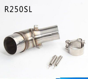 Adaptér na pripojenie stredného výfukového potrubia motocykla ER6N R25 Z250 Z250SL pre Kawasaki ER6N R25 Z250 Z250SL AK063