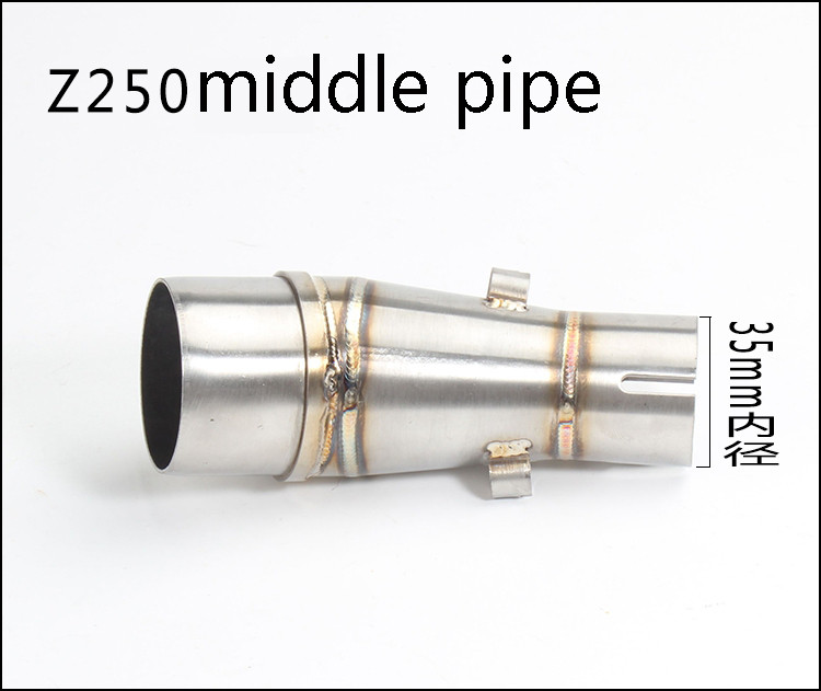 Adaptér na pripojenie stredného výfukového potrubia motocykla ER6N R25 Z250 Z250SL pre Kawasaki ER6N R25 Z250 Z250SL AK063