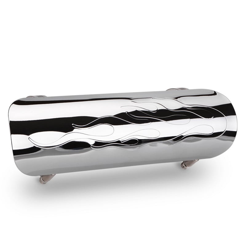 Chrómový kryt výfuku pre motocyklový tlmič výfuku pre Harley Dyna Cruiser Road King Softail Sportster atď.