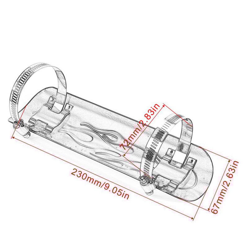 Chrómový kryt výfuku pre motocyklový tlmič výfuku pre Harley Dyna Cruiser Road King Softail Sportster atď.