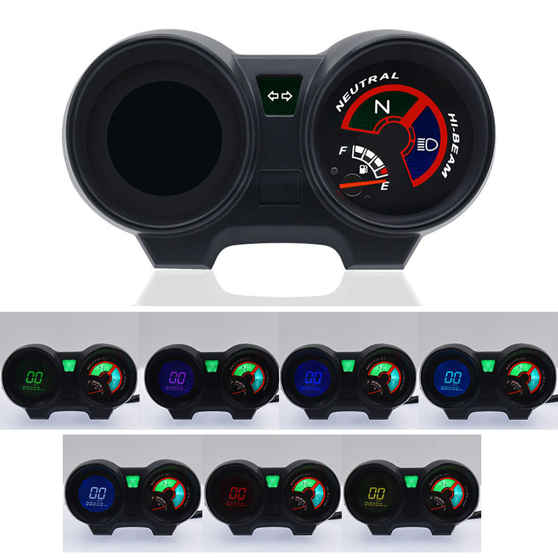 Nový LCD univerzálny motocyklový rýchlomer s digitálnym meračom ODO, rozhranie TRIP, počítadlo kilometrov pre Brazíliu TITAN 150 Honda CG150 2004-2009