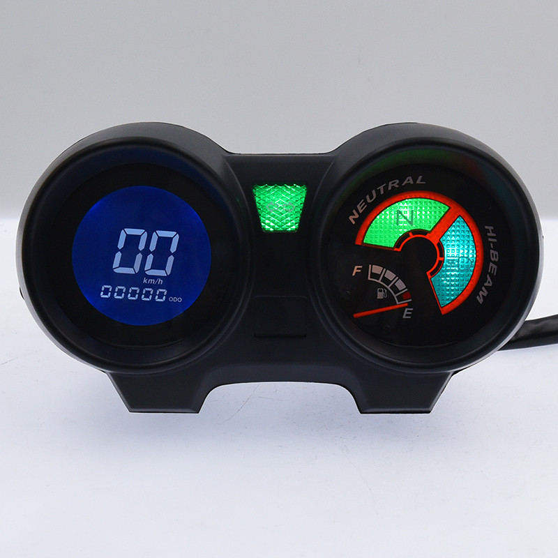 Nový LCD univerzálny motocyklový rýchlomer s digitálnym meračom ODO, rozhranie TRIP, počítadlo kilometrov pre Brazíliu TITAN 150 Honda CG150 2004-2009