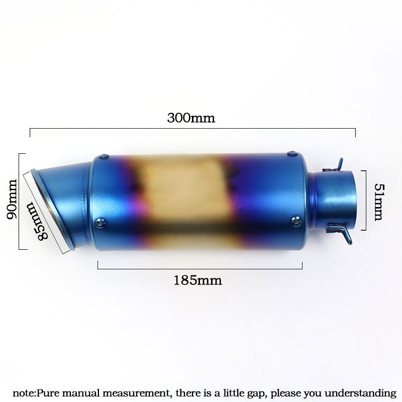 r6 racing 51mm 60mm motociklo sc išmetimo vamzdis tinka GP projekto mikropolio duslintuvui anglies pluošto išmetimui su DB Killer