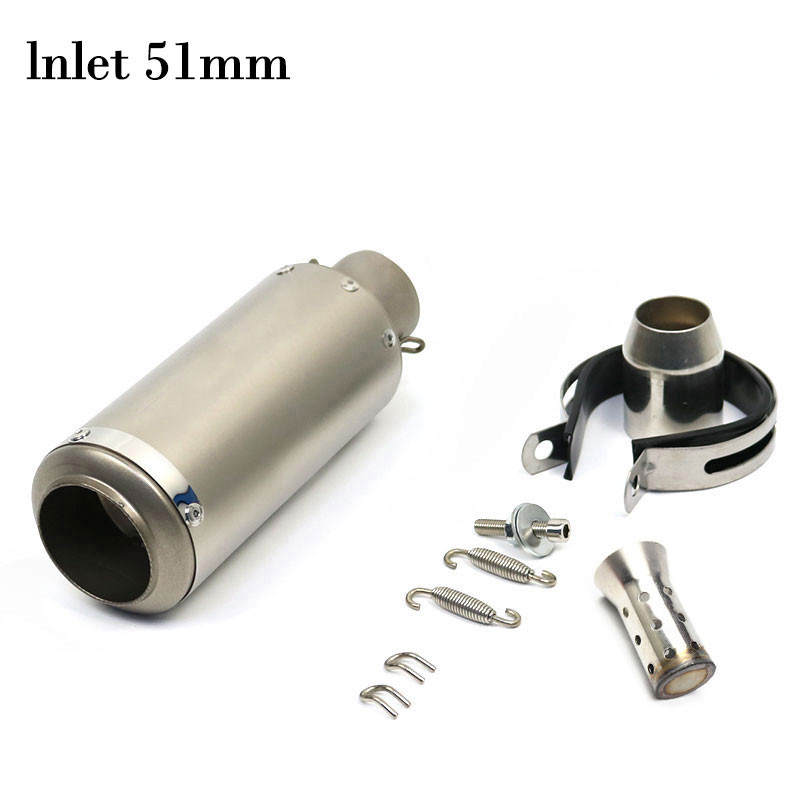 r6 racing 51mm 60mm motociklo sc išmetimo vamzdis tinka GP projekto mikropolio duslintuvui anglies pluošto išmetimui su DB Killer