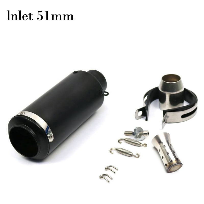 r6 racing 51mm 60mm motociklo sc išmetimo vamzdis tinka GP projekto mikropolio duslintuvui anglies pluošto išmetimui su DB Killer