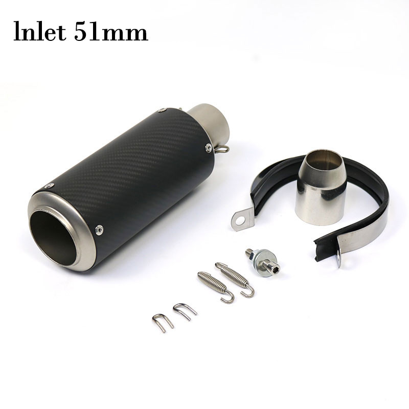 r6 racing 51mm 60mm motociklo sc išmetimo vamzdis tinka GP projekto mikropolio duslintuvui anglies pluošto išmetimui su DB Killer