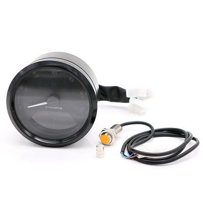 Motocyklový merač LED digitálny indikátor tachometra počítadlo kilometrov rýchlomer olejový merač multifunkčný s nočným videním