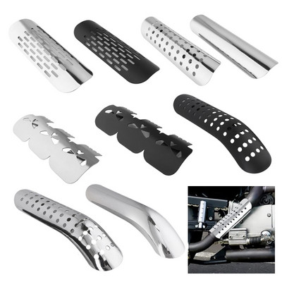 Universal pentru țeavă de eșapament pentru motocicletă Capac scut termic Protector toba de toba Protector Accesorii Moto potrivite pentru Harley Honda Yamaha Custom