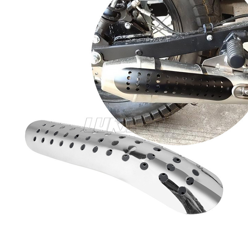 Universal pentru țeavă de eșapament pentru motocicletă Capac scut termic Protector toba de toba Protector Accesorii Moto potrivite pentru Harley Honda Yamaha Custom